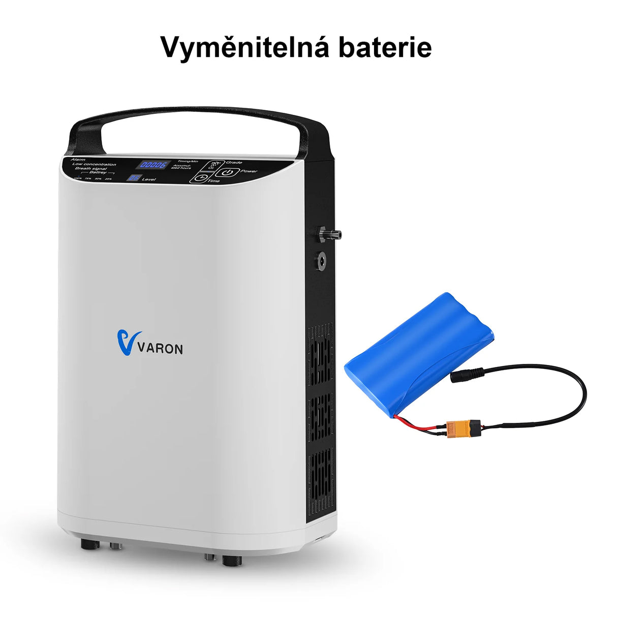 VARON VP-1 | Přenosný kyslíkový koncentrátor Pulse Flow (1-5 nastavení)
