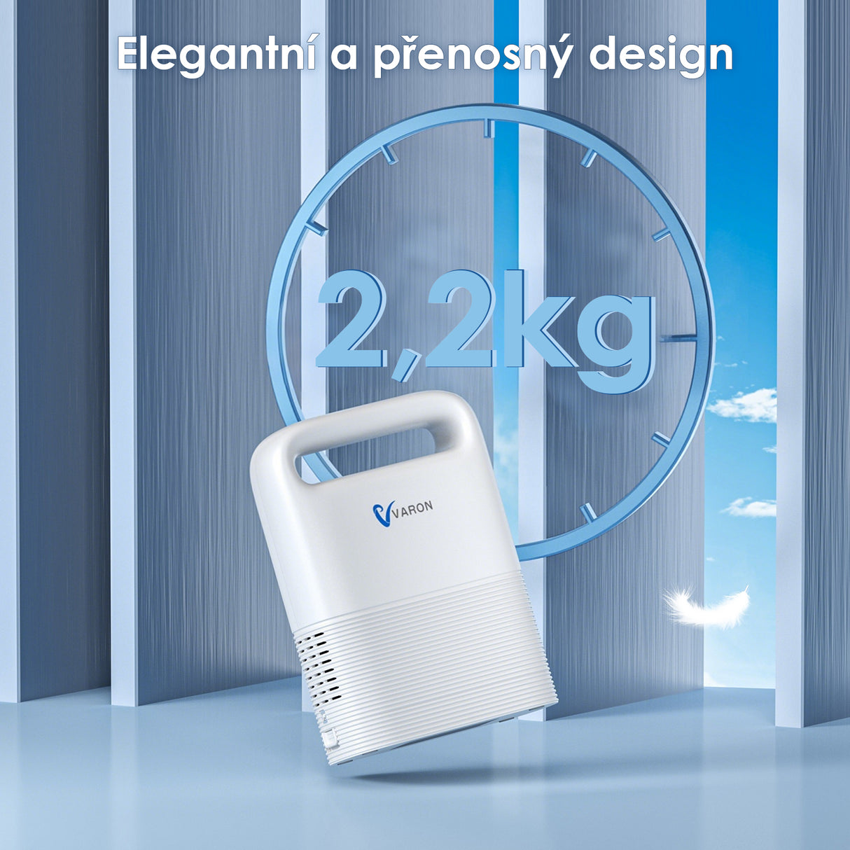 VARON VP-2 | Přenosný kyslíkový koncentrátor Pulse Flow (1-5 nastavení)