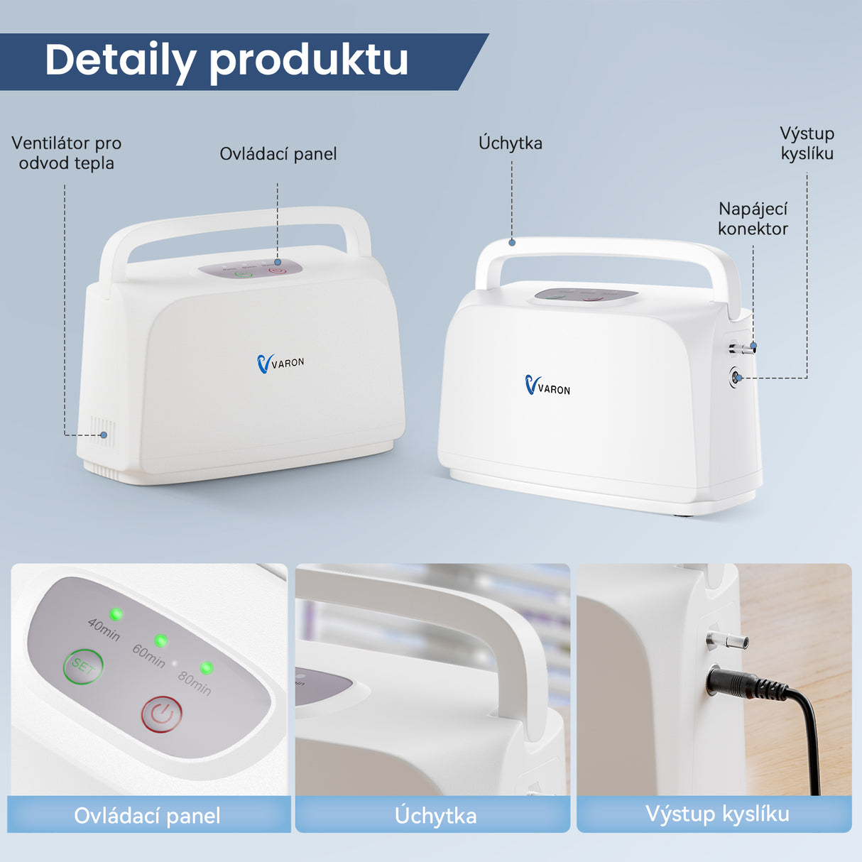 VARON VL-1 | Mini kyslíkový společník na cesty