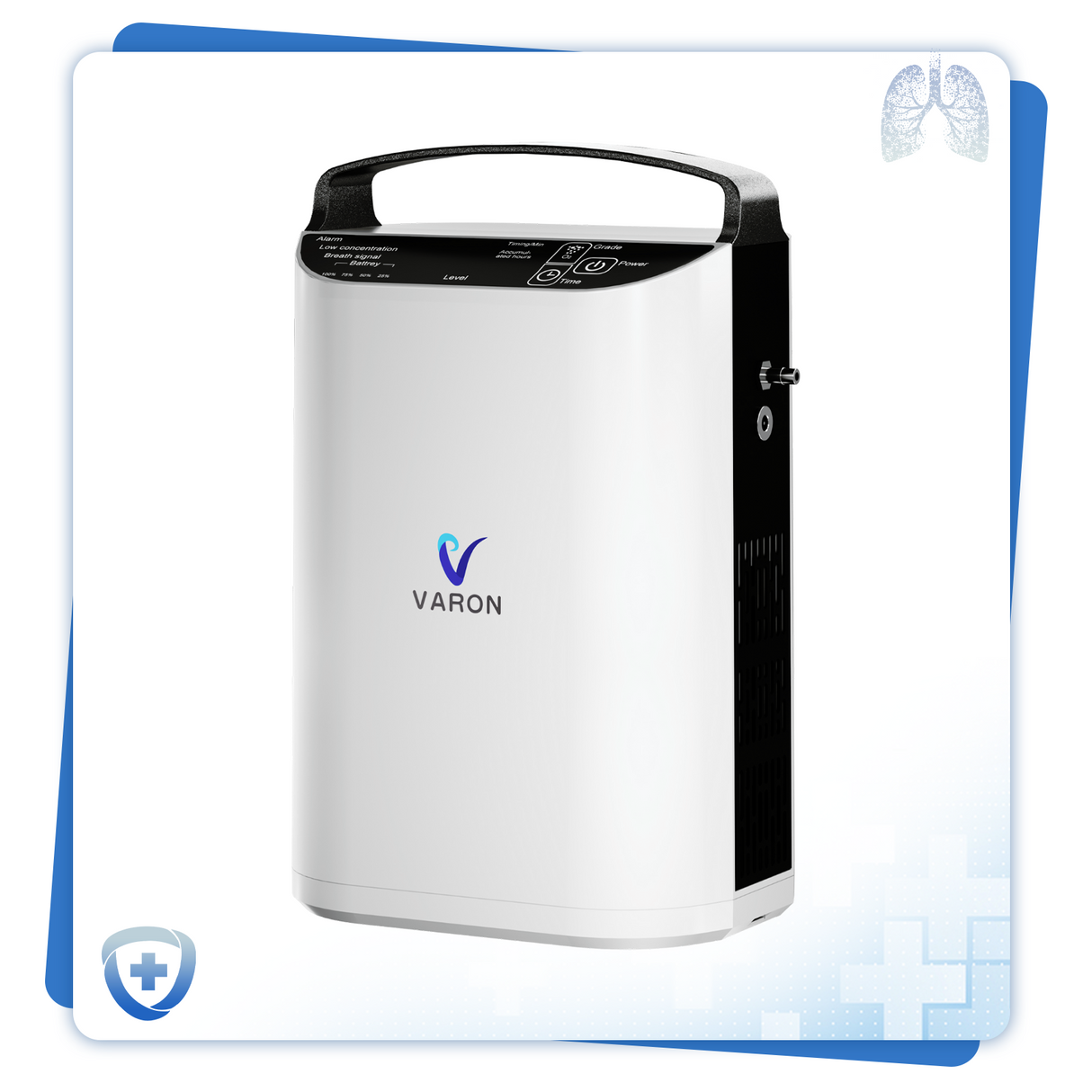 VARON VP-1 | Přenosný kyslíkový koncentrátor Pulse Flow (1-5 nastavení)