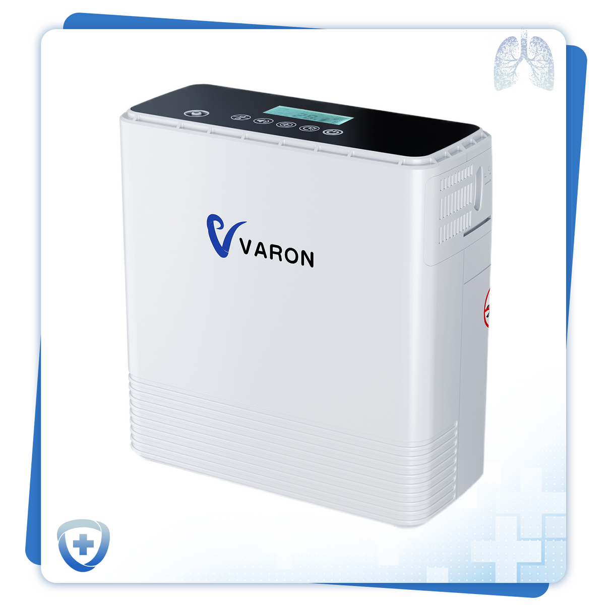 VARON VP-6 | Přenosný kyslíkový koncentrátor s kontinuálním průtokem (1–6 nastavení)