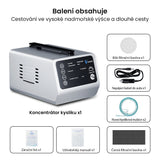 VARON VT-1 | Cestovní kyslíkový koncentrátor s duálním režimem (1–5 nastavení)