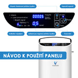 VARON VP-1 | Přenosný kyslíkový koncentrátor Pulse Flow (1-5 nastavení)