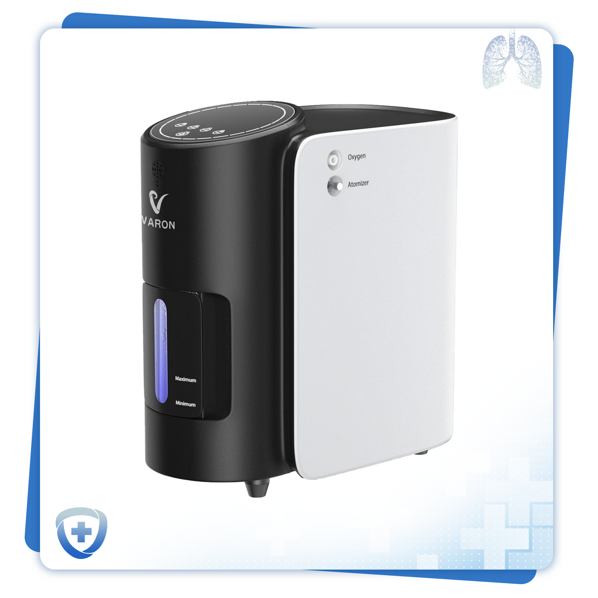 VARON VH-1 | Kontinuální průtokový kyslíkový koncentrátor pro domácnost (1–7 nastavení)