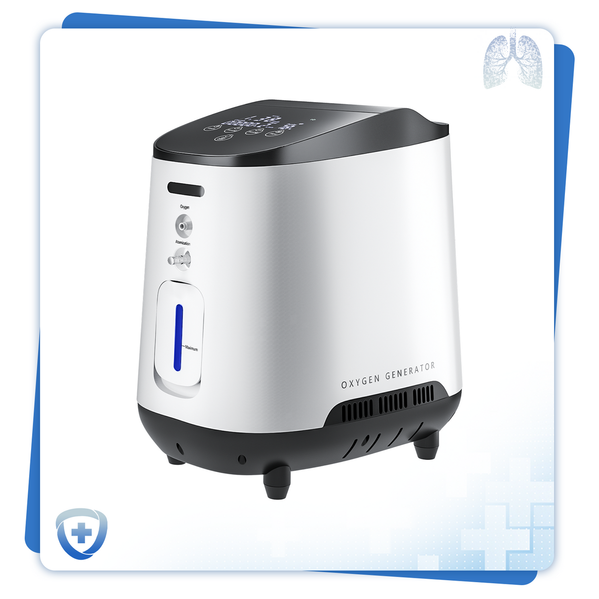 VARON VH-2 | Kontinuální průtokový kyslíkový koncentrátor pro domácnost (1–7 nastavení)